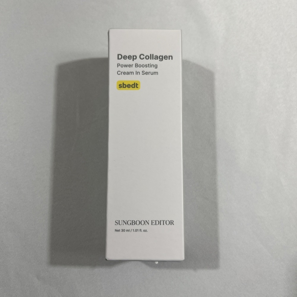 Sungboon Editor Deep Collagen Power Boosting Cream In Serum 30ml 1.01oz K-Beauty